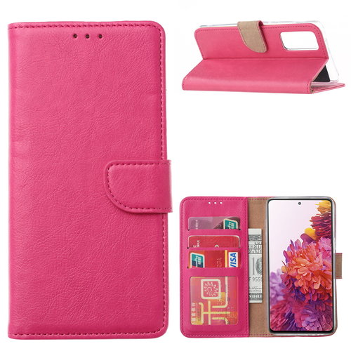 Bookcase Samsung Galaxy S20 FE hoesje - Roze