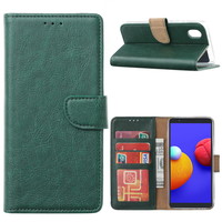 Bookcase Samsung Galaxy A01 Core hoesje - Smaragdgroen