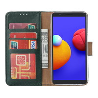 Bookcase Samsung Galaxy A01 Core hoesje - Smaragdgroen