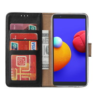 Bookcase Samsung Galaxy A01 Core hoesje - Zwart