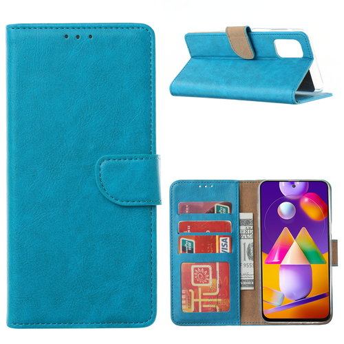 Bookcase Samsung Galaxy M31S hoesje - Blauw