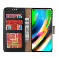 Bookcase Motorola Moto G9 Plus hoesje - Zwart