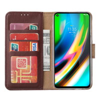 Bookcase Motorola Moto G9 Plus hoesje - Bordeauxrood