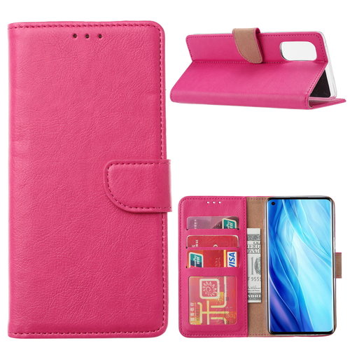 Bookcase Oppo Reno 4 Pro hoesje - Roze