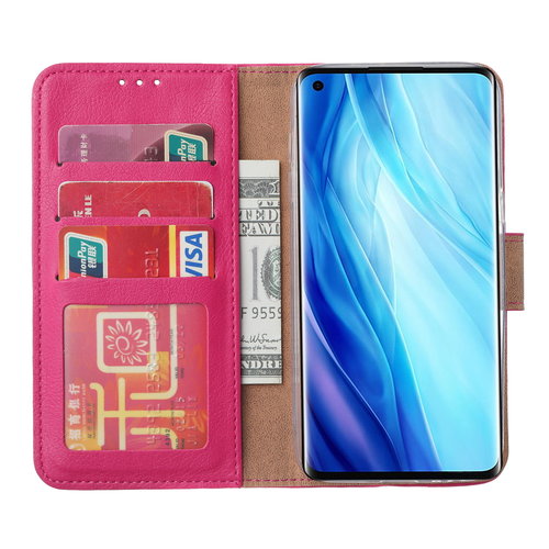 Bookcase Oppo Reno 4 Pro hoesje - Roze