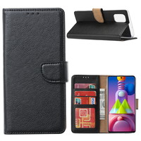 Bookcase Samsung Galaxy M51 hoesje - Zwart