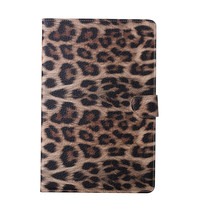 Panter print standaard hoes voor de Samsung Galaxy Tab A7 / A7LTE - T500 / T505