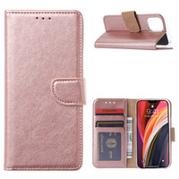 Bookcase Apple iPhone 12 Mini hoesje - Rosé Goud