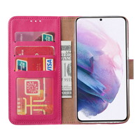 Bookcase Samsung Galaxy S21 hoesje - Roze