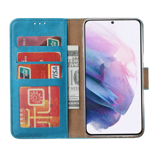 Bookcase Samsung Galaxy S21 Plus hoesje - Blauw