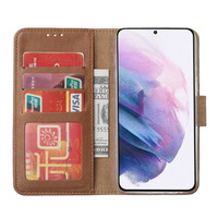 Bookcase Samsung Galaxy S21 Plus hoesje - Bruin
