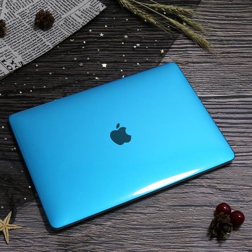 Hardshell Cover Macbook Air 13 inch (2018-2020) A1932/A2179 - Aqua Blauw