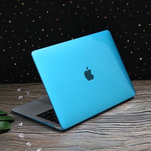 Hardshell Cover Macbook Air 13 inch (2018-2020) A1932/A2179 - Aqua Blauw