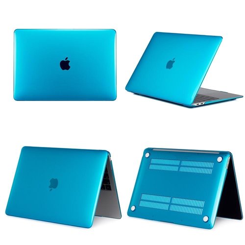 Hardshell Cover Macbook Air 13 inch (2018-2020) A1932/A2179 - Aqua Blauw