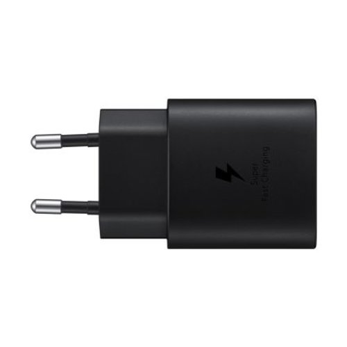 Samsung Galaxy Originele Adaptive Super Fast Charging Adapter USB-C / Type-C - Zwart