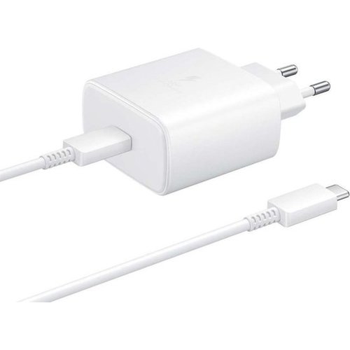 Samsung Galaxy Adaptive Super Fast Charging 45W Oplader met Type-C naar Type-C kabel - Wit