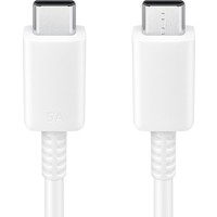 Samsung Originele 5A USB-C / Type-C naar USB-C / Type-C oplaadkabel EP-DN975BWEGWW 1 meter - Wit