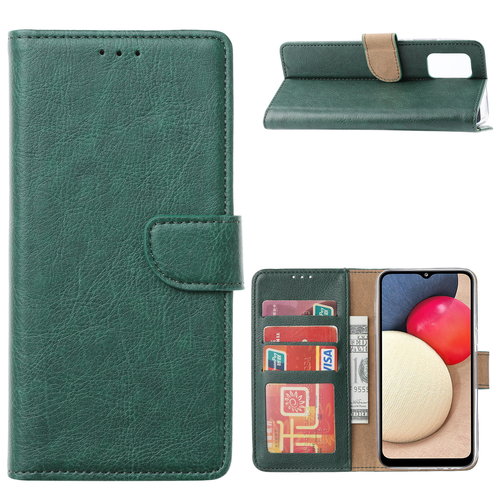 Bookcase Samsung Galaxy A02S hoesje - Smaragdgroen