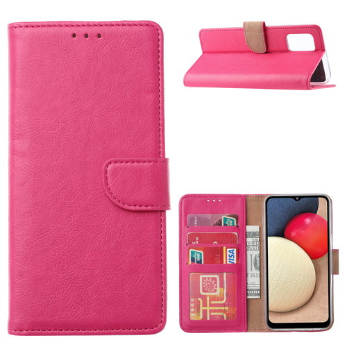 Bookcase Samsung Galaxy A02S hoesje - Roze