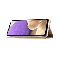 Bookcase Samsung Galaxy A32 hoesje - Goud