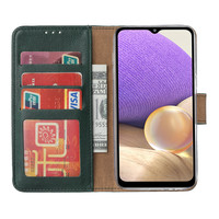 Bookcase Samsung Galaxy A32 hoesje - Smaragdgroen
