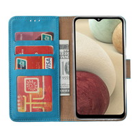 Bookcase Samsung Galaxy A12 hoesje - Blauw
