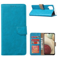 Bookcase Samsung Galaxy A12 hoesje - Blauw