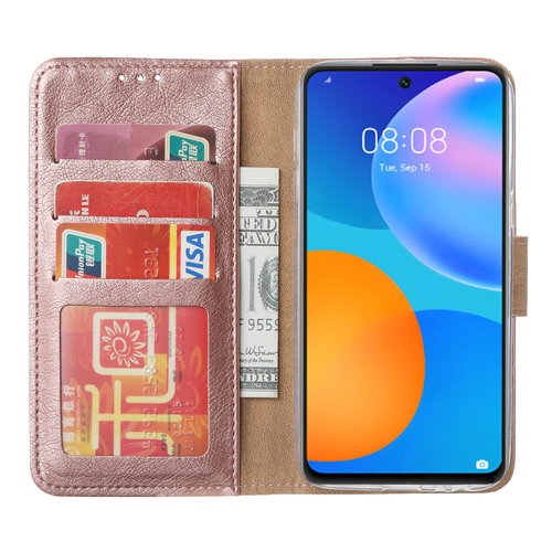 Bookcase Huawei P Smart 2021 hoesje - Rosé Goud