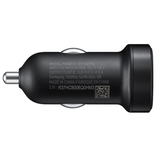 Samsung Originele Adaptive Fast Charging Mini Autolader met 120cm Type-C kabel - Zwart