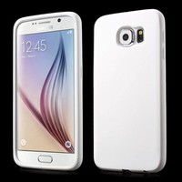 Samsung Galaxy S6 siliconen (gel) achterkant hoesje - Transparant