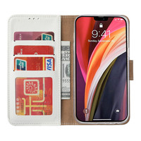 Bookcase Apple iPhone 13 Mini hoesje - Wit