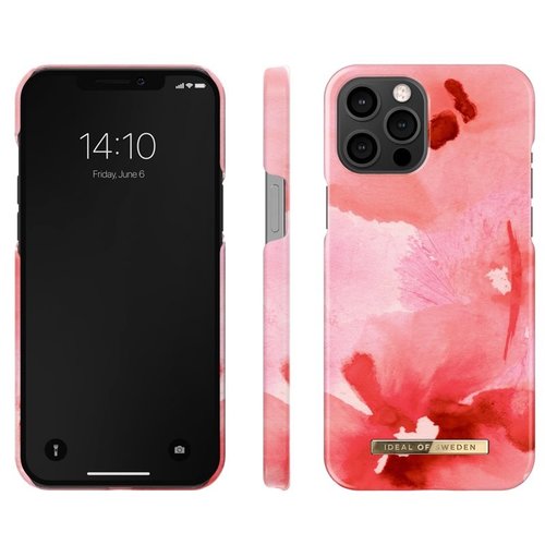 Ideal of Sweden iPhone 12 Pro Max hoesje - Coral Blush Floral print