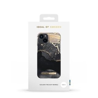 Ideal of Sweden iPhone 13 hoesje - Golden Twilight Marble print