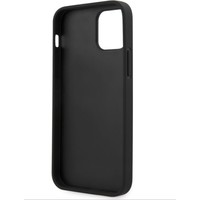 BMW Originele Carbon Stripe Back Cover Hoesje voor de Apple iPhone 13 Pro - Zwart