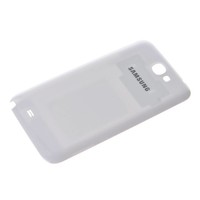 Samsung Galaxy Note 2 Originele Batterij Cover (Wit/Grijs)