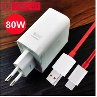 80W Originele Supervooc Oplader Adapter met 1 meter USB Type-C Warp kabel