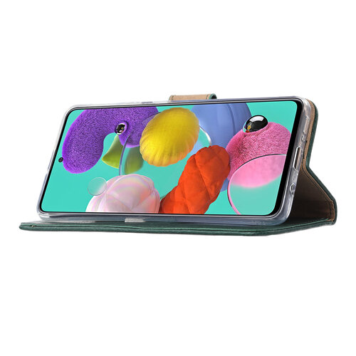 Bookcase Samsung Galaxy A53 hoesje - Smaragdgroen