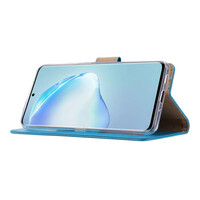 Bookcase Samsung Galaxy S21 Ultra hoesje - Blauw