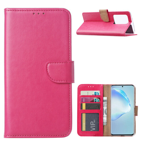 Bookcase Samsung Galaxy S21 FE hoesje - Roze