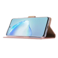 Bookcase Samsung Galaxy S21 FE hoesje - Rosé Goud