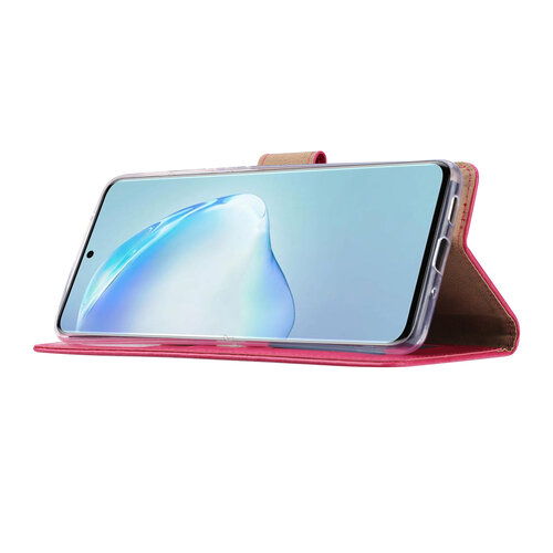 Bookcase Samsung Galaxy S22 Plus hoesje - Roze