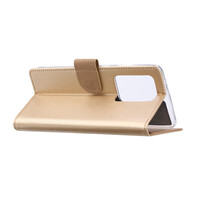 Bookcase Samsung Galaxy S22 Ultra hoesje - Goud