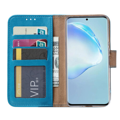 Bookcase Samsung Galaxy S22 Ultra hoesje - Blauw