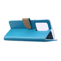 Bookcase Samsung Galaxy S22 Ultra hoesje - Blauw