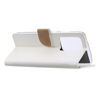 Bookcase Samsung Galaxy S22 hoesje - Wit