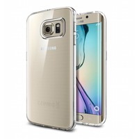 Samsung Galaxy S6 Edge siliconen (gel) achterkant hoesje - Transparant