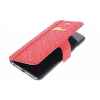 Guess Originele Scarlett Folio Bookcase Hoesje voor de Apple iPhone 6 / 6S - Rood