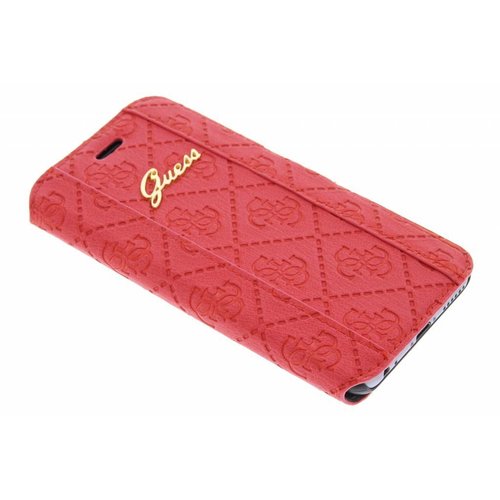 Guess Originele Scarlett Folio Bookcase Hoesje voor de Apple iPhone 6 / 6S - Rood