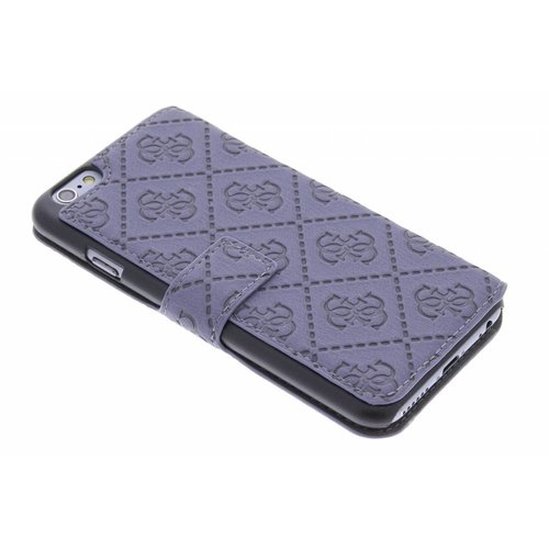 Guess Originele Scarlett Folio Bookcase Hoesje voor de Apple iPhone 6 / 6S - Paars / Blauw / Blueberry