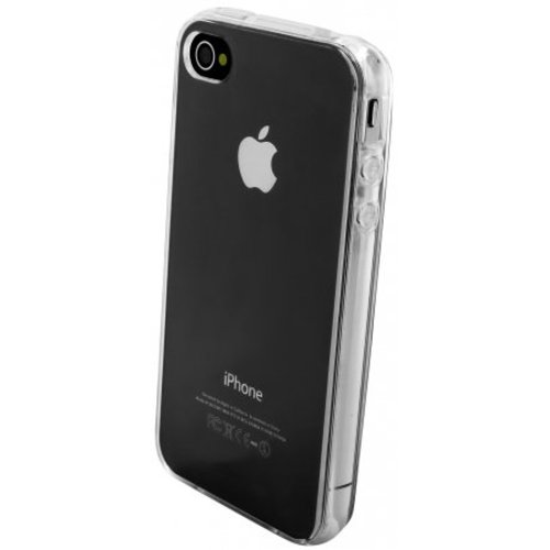 Puloka TPU Siliconen hoesje voor de achterkant van de Apple iPhone 4 / 4S - Transparant